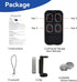 Oraneyun Programmable 4-Button 280MHZ-868MHZ Universal Garage Door Remote Universal Gate Remote Control Cloning