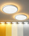 LEDYOND 11in Flush Mount Ceiling Light 2 Pack White, 5CCT 3000-6500K, 1100LM