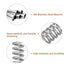 uxcell 5Pcs Compression Spring, Wire Diameter 0.039", OD 0.24", 304 Stainless Steel Coil Mechanical Compressed Spring