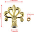 Lind Kitchen 2PCS 68.7x57.8mm Classic Pattern Lampshade Top Caps Lamp Finials Cover Table Light Metal Decorative Cap