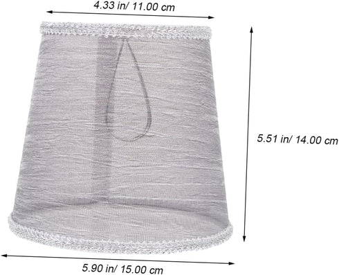 2pcs UPKOCH Cloth Lampshade Creative Light Shade for Ceiling Wall and Floor Lamps Design for Warm and Mood Lighting
