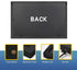 Miratino 2pcs Pin Board, 16"x11" Black Linen Cork Boards with Frame for Home Kitchen School Office Decor