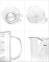QWORK Beaker with Handle, 1000ml/33.81oz, Measuring Cup, Borosilicate Glass, Beaker Mug with Pouring Spout, 2 Pack by QWORK
