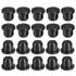 PATIKIL 20 Pack Silicone T-Hole Stoppers 9.3mm/0.37inch, Soft Flexible Waterproof Bottle Seal Plug, Black