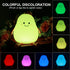 LVOERTUIG Cute Pear USB Rechargeable Nursery Lamp - Multicolor Night Light for Kids' Bedroom Gift