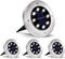 INCX 4.6 inch Solar Lights for Outside, 4 Pack Solar Light Outdoor