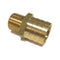 1" Hose ID to 1/2" Male NPT MNPT Straight Brass Fitting for Fuel, AIR, Water, Oil, Gas