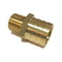 1" Hose ID to 1/2" Male NPT MNPT Straight Brass Fitting for Fuel, AIR, Water, Oil, Gas