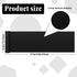 Black Bulletin Board Roll Reusable Waterproof Erasable Bulletin Board Fade Resistant Wrinkle Resistant Poster Non-woven Fabric Bulletin Board Roll for Classroom Decor Wrapping Crafts(15.7" x 145.67") by Naozinebi