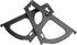 Fesjoy 2 Black Shoes Cabinet Hinge Rustproof Furniture Turning Rack Accessory for Home, Office Cold Rolled Steel Pcs