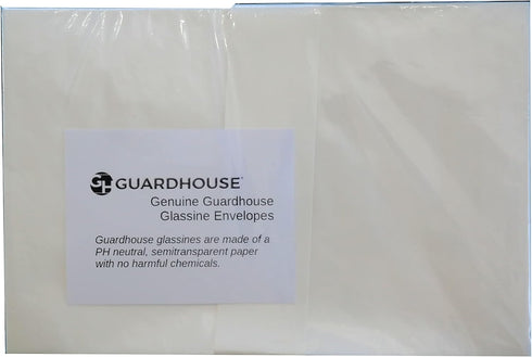 Guardhouse Glassine #7 Envelopes Pack of 100, 4 1/8 x 6 1/4” (105 x 159mm)