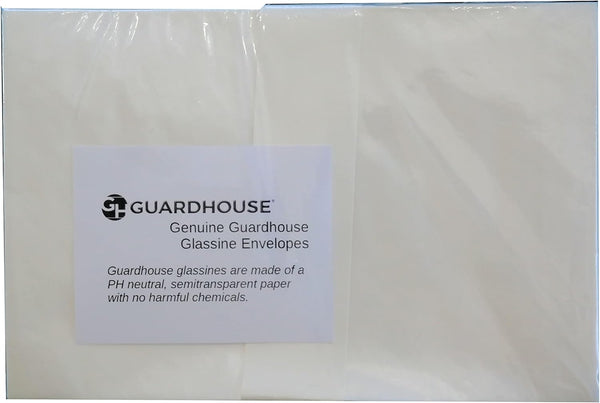 Guardhouse Glassine #7 Envelopes Pack of 100, 4 1/8 x 6 1/4” (105 x 159mm)