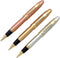 Jinhao 159 Rollerball Pens - Medium Point (0.7mm) Gold Trim Heavy Pen, Black Ink, 3 Count