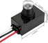 SSGP 2-Pack Photocell Light Sensor for Outdoor Use - Black Dusk to Dawn Control Switch
