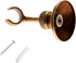 dDanke Wall Mounted Adjustable Shower Head Holder with Brass Swivel Base Universal Fit for Handheld Shower (Antique)