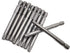 10PCS T30 Torx Head Screwdriver Bit Set, 3"/75mm with Quick Release Slot, S2 Steel Security Tools
