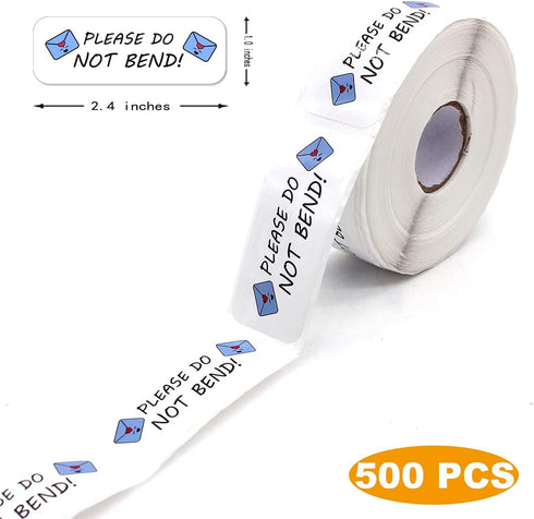 Thank You Sticker, Small Business Handmade Packaging Sticker, 500 PCS (Bend)