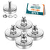 Super Strong Neodymium Round Magnet with M6 Male Thread Nuts Bolts 150