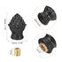 20mm M10x1mm PATIKIL Lamp Shade Finial, Lamp Finials Caps Knob Threaded Base Iron Solid Lamp Finial Decoration for Lamp
