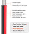 18 Gauge Wire 70ft, 18 AWG Stranded Wire, Red and Black 2 Conductors Electrical Wire Hookup Wire for Automotive and