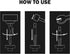 10-Piece Screw Extractor and Left Hand Drill Bit Set, Bolt Extractors for Removing Broken Studs, Bolts, Socket Screws,