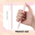 Fulmoon 50 Pcs Cute Ballpoint Pens Bulk, Retractable 1.0 mm Medium Point Writing Pens for Teacher Student (Pale Pink,