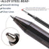 Black Gel Pens Bulk, Fine Point Smooth Writing, 0.7mm Gel Ink, Retractable Rollerball Pens, 60 Pack
