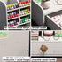 Upgraded Desktop Stationary Organizer with Drawer, DIY White Pencil Holder for Home, Office and School Tidy Caddy