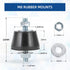 Rubber Studs Anti Vibration Mounts M8 40x26mm 4 Pack for Mini Split Heat Pumps, Air Compressors, Diesel Engines
