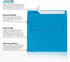 LUXPAPER A7 Invitation Envelopes for 5 x 7 Cards, 80 lb. Pool, 50 Pack, Peel and Press Seal