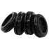 Kemcatui 10 3/4 Inch Grommet Grommets Grommet, Grommet Pcs Rubber for Wiring, Double-Sided Firewall Black Wire Hole