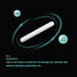 MECCANIXITY Magnetic Stirrer Mixer Stir Bar Rod 80mm x 10mm with Ring Shape Coating Magnet for Laboratory