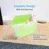 Receipt Organizer Mini Wallet for Coupons, Receipts, Cash, Tax Items, 7x4.5 in with 13 Pockets and Tabs (Green)