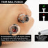 Trim Nail Punch, 7.56 Inches with Retaining Clip, 1 Inch Throat, Ideal Carpentry Tool for Protecting Finish and Hands