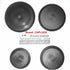 Caplugs BPF Series Button Plugs - Assorted 40 Pack, 10 Each of 1-1/4", 1-1/2", 1-3/4", 2", Black
