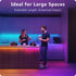 132ft (2 65.6ft), 24V DAYBETTER LED Lights for Bedroom Rolls of Music Sync Color Changing Strip Lights with Remote