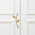 FUOYLOO Closet Cabinet Pull Handle for Doors and Dresser Drawers, Left-Side Furniture Handle for Wardrobe, Shoe