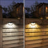 anso Waterproof Solar LED Wall Light for Garden & Pathway - Warm White