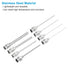 PATIKIL 8Pcs 10/12/14/16/18/20/22/24Ga x 1.5 Inch Stainless Steel Dispensing Needle Tips for Thick Glue Ink Lab