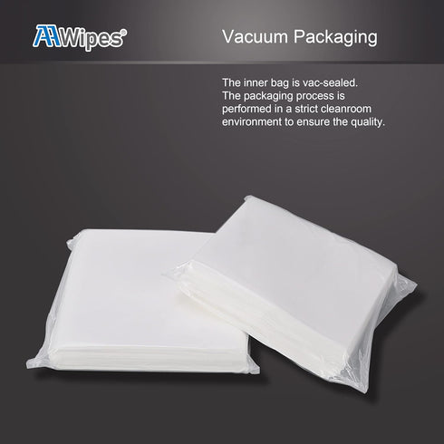 Cleanroom Wipes Nonwoven Wipes Cellulose/Polyester Blend (Grade A) for Lab, Electronics, Pharmaceutical, 150 Pcs