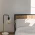 SEWACC Transparent Glass Lampshade Cover European Style for Bedroom Wall Floor Lamps Chandelier Compatible with Fitter