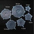TERMNOX 100% 6 Silicone Lids for Food Storage - Food Grade Silicone Stretch Lids - Different Sizes
