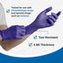 250 Count 4 HCS Nitrile Gloves (More Per Box) - Chemo Protection, Medical Gloves Disposable - Latex-Free Rubber Glove