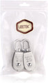 2Pcs 25MM Single Pulley Block in 304 Stainless Steel M25 - Loading 400kg, Silver