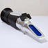 Honey Refractometer for Moisture, Brix and Baume, 3-in-1 Uses, 58-90% Brix Scale Range for Honey, Maple Syrup, and
