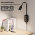 360 60 5 Dimming, 1 Pack Wall Mounted Reading Light for Bed, Headboard Light with Flexible Arm, Hand Wave Sensor