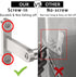24 Inch Wall Mounted Bathroom Towel Bar, Modern Heavy Duty Stainless Steel Bath Towel Holder, Brushed Nickel