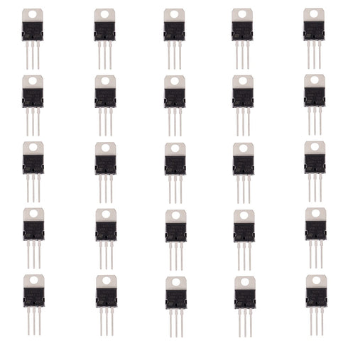 BOJACK IC L7805CV Voltage Regulator, 5 V 1.5 A Integrated Circuits, L7805 Linear Positive Voltage Regulators, TO-220,
