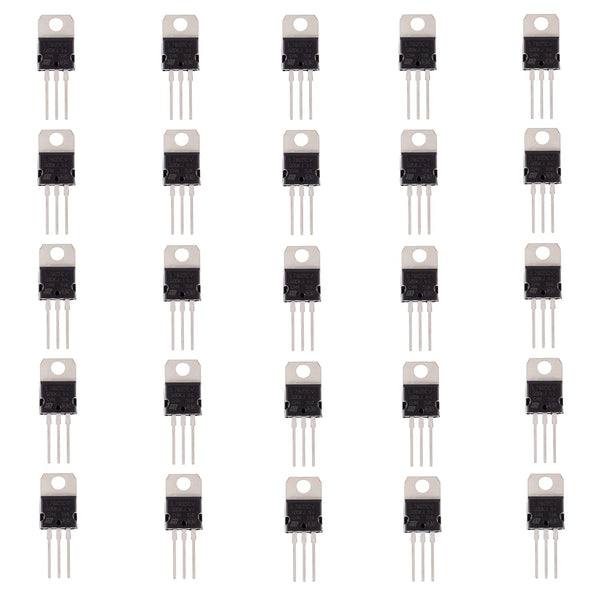 BOJACK IC L7805CV Voltage Regulator, 5 V 1.5 A Integrated Circuits, L7805 Linear Positive Voltage Regulators, TO-220,