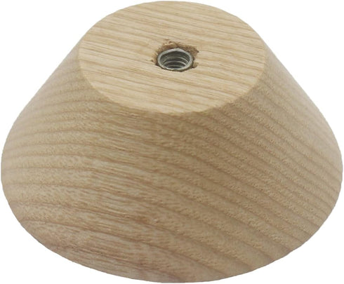 4PCS Closet 50mm/2''Diameter) Wooden Pull Handle, Solid Wood Dresser Wardrobe Door Pull,Cupboard Cabinet Bedside Table